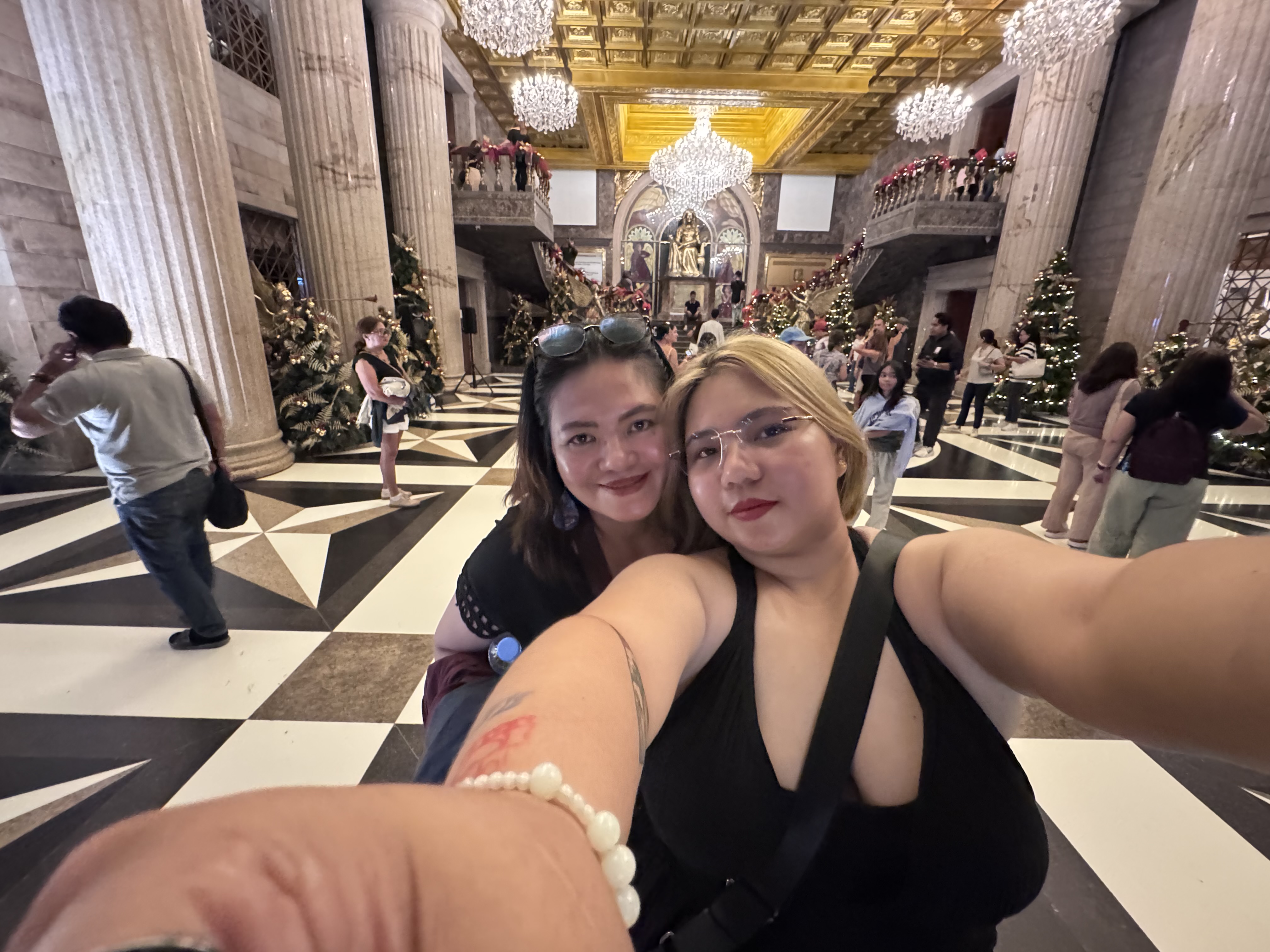 Jane and her mom at Temple of Leah Cebu